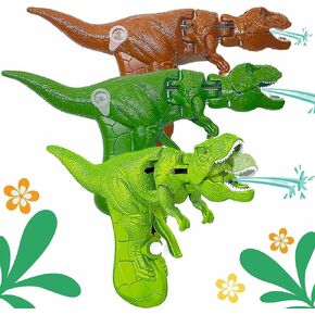3 Pack Dinosaur Water Gun, Water Guns for Kids Ages 4-8,Kids Squirt Guns Dinosaur Squirt Guns for Ages 4-8