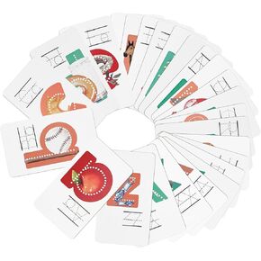 Alphabet Tool - 26 Pcs ABC Learning Cards with Embedded Pictograph mnemonic Alphabet Flash Cards, Learn Letter Sounds up to 2X Faster, Letter Sounds Flash Cards & Vocabulary Builder