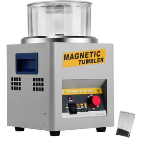 Happybuy Magnetic Tumbler 180mm Jewelry Polisher Tumbler 2000 RPM KT-185 Jewelry Polisher Finisher with Adjustable Direction and Time for Jewelry (185mm)