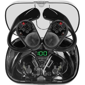 Translator Earbuds – AI Language Translator with Open Ear Earbuds Design, Adjustable Hooks, 150+ Languages, Offline Mode, Instant Translation, for Travel, Business (Gifts for Men & Gifts for Women)