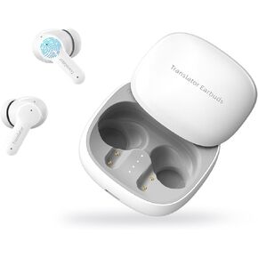 ترجمة سماعات الأذن في الوقت الفعلي ، سماعات أذن مترجم منظمة العفو الدولية مع 144 لغة ولهجات ، سماعات الأذن المترجمة اللغوية لا ترجم أي رسوم شهرية للسفر ، الأعمال ، التعلم (أبيض) in Kuwait