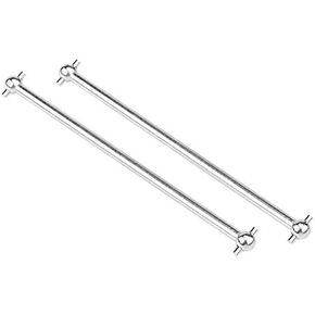RC Car Drive Shafts, 2 Pcs 101mm Metal Dog Bone Drive Shafts for FS 53633/51805 / 51806 1/10 Scale RC Car Accessory Parts(Silver)