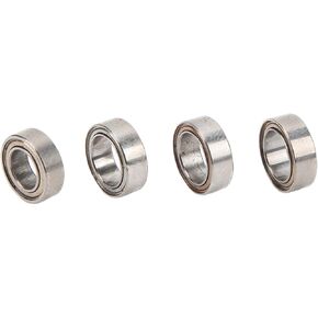 1/16 RC Ball Bearing Steel Bearing Set for SCY 16101 16102 16103 16201 1/16 Remote Control Car Silver, Erosion, Stable Performance, Long Service Life - Light Weight, Small