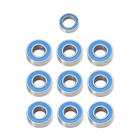 أجزاء إصلاح RC متوافقة مع Tamiya for Hornet RC CAR Upgrade Pression Parts Accessories 10pcs مجموعة محامل مختومة