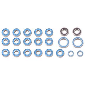 RC Spare Part for Tamiya for CC02 1/10 Rubber Sealed Ball Bearing Kit RC Car Upgrades Parts Modification Replacement Car Accessories 22pcs