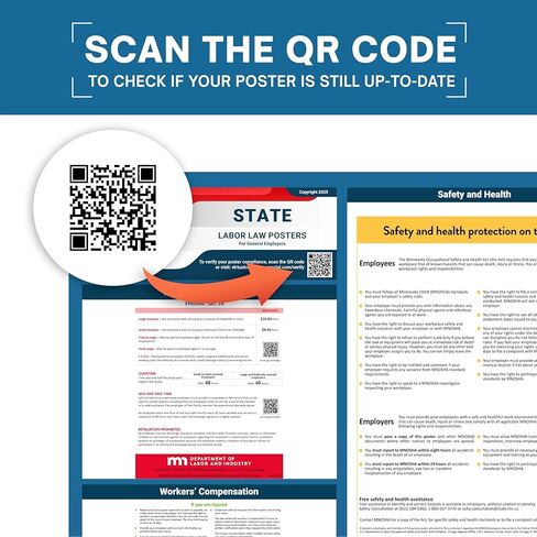 Labor Law Posters 2024 - Tennessee Labor Law Poster State, Federal, OSHA Compliant, Accurate & Up to Date, Includes June Updates, Laminated Labor Law Poster 2024 Tennessee, 36"w x 24"h (English) in Kuwait