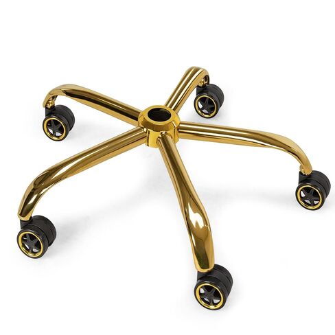 Frassie Office Chair Base Replacement with Wheels, Heavy Duty 2500LBS Metal Stool Chair Base, 28 inch Universal Desk Chair Base Replacement Part (Black) in Kuwait