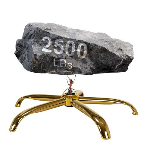 Frassie Office Chair Base Replacement with Wheels, Heavy Duty 2500LBS Metal Stool Chair Base, 28 inch Universal Desk Chair Base Replacement Part (Black) in Kuwait