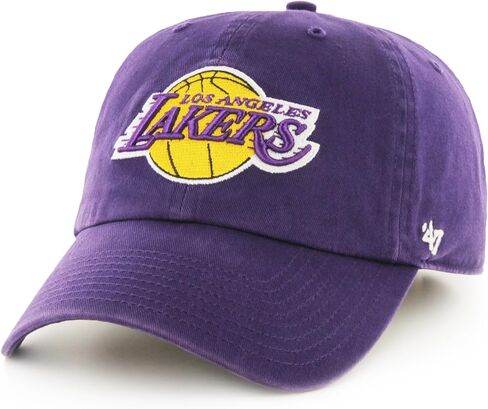 قبعة NBA Los Angeles Lakers '47 Clean Up قابلة للتعديل، سوداء، مقاس واحد in Kuwait
