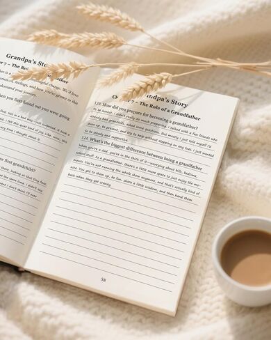 هدايا لأبي من الابن الابن ، مجلة قصة حياة أبي ، أريد أن أعرف قصتك ، تذكار الذاكرة لأبي لملء رحلة الحياة ، الهدايا العاطفية لأبي من ابنته في عيد الميلاد ، عيد الأب ، عيد الميلاد in Kuwait