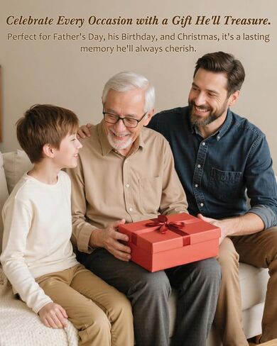 هدايا لأبي من الابن الابن ، مجلة قصة حياة أبي ، أريد أن أعرف قصتك ، تذكار الذاكرة لأبي لملء رحلة الحياة ، الهدايا العاطفية لأبي من ابنته في عيد الميلاد ، عيد الأب ، عيد الميلاد in Kuwait