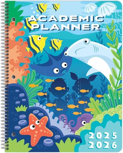 Dated Primary Student Planner 2025-2026 Academic School Year, Large (8.5" by 11") Block Style Datebook with Classic Primary Block Cover in Saudi Arabia