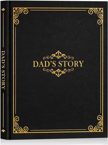Lanpn Dad Life Story Journal مع 300+ سؤال ، هدايا لأبي عيد ميلاد عيد ميلاد عيد الميلاد عيد الميلاد لذاكرة الذاكرة لملء اليومية الوات in Saudi Arabia