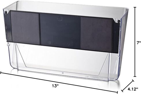 Officemate Magnetic Wall File Letter Size, Clear (21454) in Saudi Arabia