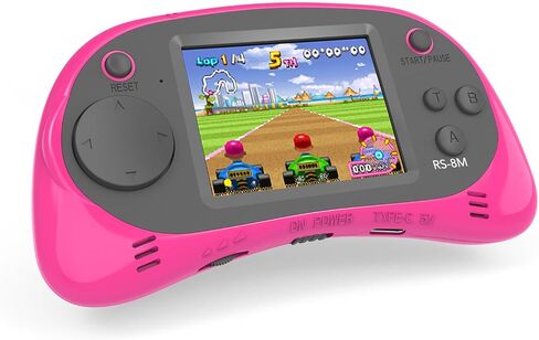 ألعاب الأطفال المحمولة 16 بت ألعاب الفيديو الرجعية مع 220 ألعاب إلكترونية HD - 2.5 '' LCD Portable Travel Games Hompts for Boys Girls Ages 4-12 in Kuwait