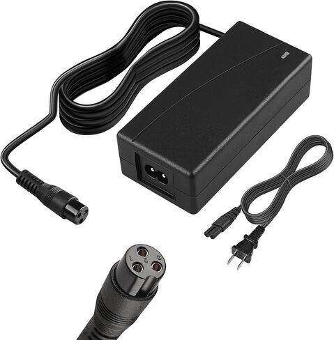 42V Charger 3-Prong Inline Connector for 36V Pocket Mod/Dirt Quad/Sports Mod Electric Scooter Lithium Battery Power Supply, Battery Charger for Electric Scooter in Saudi Arabia