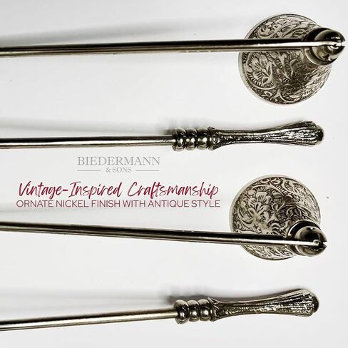 بيدرمان وأولاده مطفأة الشموع التقليدية المزخرفة، 22.86 سم، نيكل in Kuwait