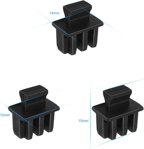 SFP Dust Covers Caps SFP Port Plug Protector Suitable for Open SFP/SFP+ Slot on Network Switch/Router/Network Interface Card Durable Soft Silicone 20pcs/Pack in Kuwait