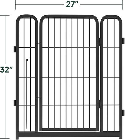 FXW Rollick Dog Playpen, 1 Add-On Gate Panel, Single 32-Inch Gate Panel in Kuwait