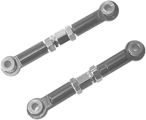 Compatible with 1/14 14209 14210 H14BM Accessories Control rc car Parts Metal Upgrade Front Steering Rod Parts(Grey) in Saudi Arabia