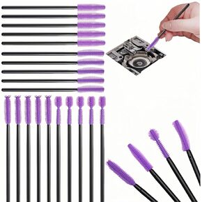 20PCS Sewing Machine Cleaning Brushes - Reusable Silicone Dense Bristle Brushes for Internal Parts, Bobbin Case & Spool Area - Lint Removal Tools for Nooks & Crannies (Purple)