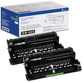 DR820 DR-820 Black Drum Unit 2 Pack Replacement for Brother DR 820 Drum Unit DCP-L5500DN L5600DN HL-L5000D L5100DN L5200DW MFC-L5700DW L5800DW L5850DW Printer