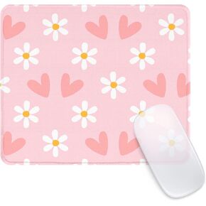 Seorsok Grey Leopard Mouse Pad, Mouse Mat Square Waterproof Mouse Pad Non-Slip Rubber Base Mouse Pads for Office Laptop,9.5"x7.8"x0.12" Inch