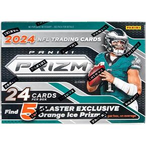 2024 Panini Prizm Football 6-Pack Hobby Blaster Trading Card Box (5 Blaster Exlusive Orange Ice Prizms)