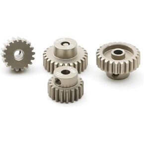 Compatible with Tamiya TT01 TT02 TB02 TA05 RC Car Upgrade Parts Accessories Metal 18T 19T 24T 25T Pinion Gear Moter Gear RC Car Accessories