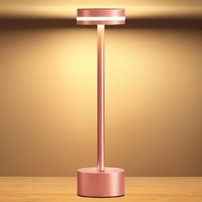 1 Pack Portable Rechargeable Bedside Lamp, Touch Stepless Dimmable Cordless Desk Table Lamp, Ideal for Home, Bedroom, Hotel, Restaurant, Bar & Outdoor Use