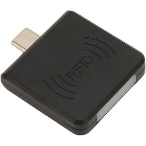 Mobile Phone Card Reader 125Khz Type - C Phone Reader ID Mobile Phone Card Reader Type C Interface 125Khz Portable Card Reader for Phones White Phone Reader USB C Card Reader