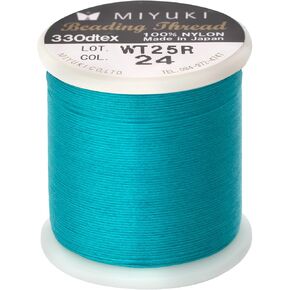 Miyuki Beading Thread-سلسلة نايلون مسبقة مع مشاريع الخيط ، 50 مترًا/55 ياردة ، اللون الأسود ، قطرها .2 مم ، مصنوع في اليابان in Kuwait