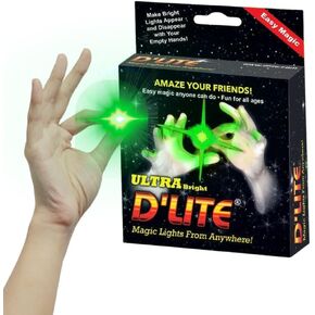 D'lite Light up Magic Thumbs Pair See Box for Free Training Video (Junior, Green)