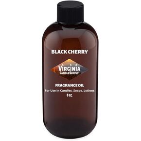 Black Cherry Fragrance Oil (8 oz Bottle) for Candle Making, Soap Making, Tart Making, Room Sprays, Lotions, Car Fresheners, Slime, Bath Bombs, Warmers…