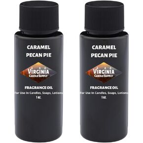 Caramel Pecan Pie Fragrance Oil (2 oz Bottle) for Candle Making, Soap Making, Tart Making, Room Sprays, Lotions, Car Fresheners, Slime, Bath Bombs, Warmers…