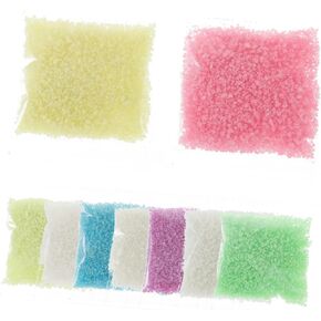 PRETYZOOM 9Pcs Glow Dark Luminous Sand for Wishing Bottles and Aquarium Decor Fluorescent Craft Sand for DIY Projects Home Decoration and Party Activities