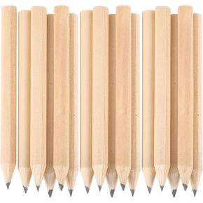 50pcs Natural Wooden Mini Golf Pencils for Kids, School, Office Writing & Drawing