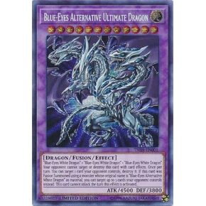Yu-Gi-Oh! - Blue-Eyes Alternative Ultimate Dragon - TN19-EN001 - Prismatic Secret Rare - Limited Edition - 2019 Gold Sarcophagus Tin