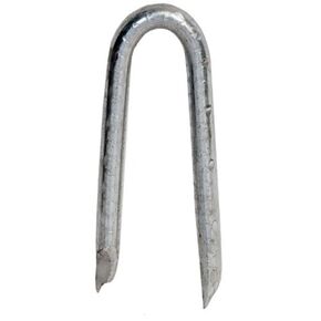 Galvanized Stockade Fence Staples (2-1/2") - 5lb Box