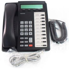 Toshiba DKT3010-SD 10 Button LCD Display Speakerphone – (Black) (Renewed)