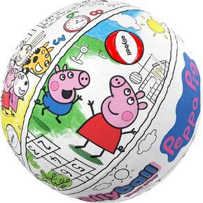 Ollyball Peppa Pig - Toy of The Year Indoor Colorable Kickball - Gifts for Kids and Adults to Play Ball in The House