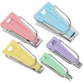LIFKOME 5pcs Bias Tape Maker Tool Sewing Folding Kit for Quilting Projects Includes of Bias Binding Makers for Easy Crafting