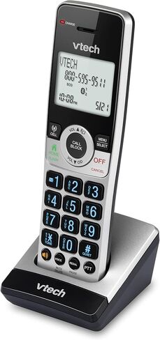 VTech IS8251-4 Business Grade 4-Handset Expandable Cordless Phone for Home Office, 5" Color Display, Programmable Short Cut Keys, Smart Call Blocking, Answering System,Bluetooth Connect to Cell in Saudi Arabia