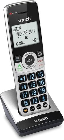 VTech IS8251-4 Business Grade 4-Handset Expandable Cordless Phone for Home Office, 5" Color Display, Programmable Short Cut Keys, Smart Call Blocking, Answering System,Bluetooth Connect to Cell in Saudi Arabia