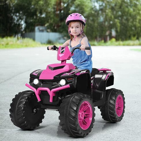 olakids 12v Kids ry on ATV ، سيارة كهربائية 4 Wheeler للأطفال الصغار ، سيارة رباعية تعمل بالبطاريات مدعومة بالبطاري in Kuwait