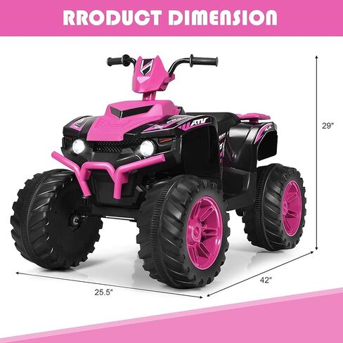 olakids 12v Kids ry on ATV ، سيارة كهربائية 4 Wheeler للأطفال الصغار ، سيارة رباعية تعمل بالبطاريات مدعومة بالبطاري in Kuwait