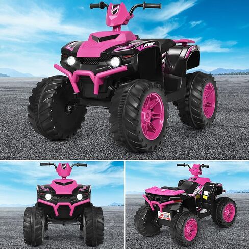 olakids 12v Kids ry on ATV ، سيارة كهربائية 4 Wheeler للأطفال الصغار ، سيارة رباعية تعمل بالبطاريات مدعومة بالبطاري in Kuwait