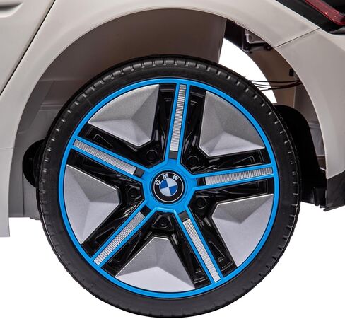 Aosom Electric Car for Kids, 12V Licensed BMW i4 Ride on Car with 2.4G Remote Control, Suspension System, Horn Honking, Music, Lights for Boys and Girls, White in Saudi Arabia