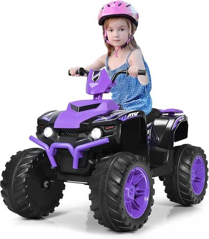 olakids 12v Kids ry on ATV ، سيارة كهربائية 4 Wheeler للأطفال الصغار ، سيارة رباعية تعمل بالبطاريات مدعومة بالبطاري in Kuwait