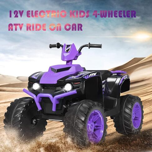 olakids 12v Kids ry on ATV ، سيارة كهربائية 4 Wheeler للأطفال الصغار ، سيارة رباعية تعمل بالبطاريات مدعومة بالبطاري in Kuwait